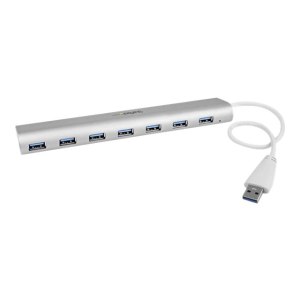 StarTech.com 7 Port Compact USB 3.0 Hub with Built-in Cable