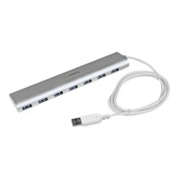 StarTech.com 7 Port kompakter USB 3.0 Hub mit eingebautem Kabel