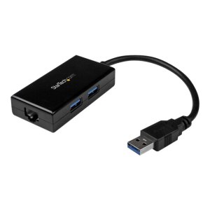 StarTech.com 2 Port USB 3.0 Hub with Ethernet