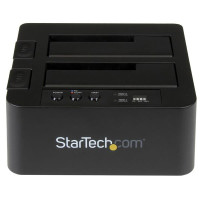 StarTech.com USB 3.1 (10Gbps) Hard Drive Duplicator Dock for 2.5" & 3.5" SATA SSD HDD + 4Kn