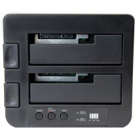 StarTech.com USB 3.1 (10Gbps) Hard Drive Duplicator Dock for 2.5" & 3.5" SATA SSD HDD + 4Kn