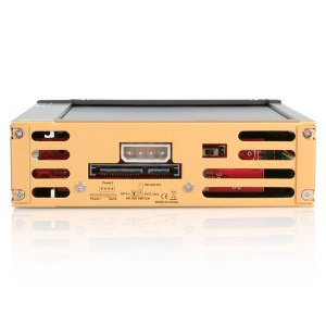 StarTech.com Cassetto rack portatile per disco rigido SATA da 5,25" - robusto - in alluminio e di colore nero - 13,3 cm (5.25") - Pannello portante - 3.5" - SATA - Seriale ATA II - Serial ATA III - 1 ventola(e) - 4 cm