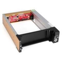 StarTech.com Wechselrahmen 5,25 Zoll - Mobiles Festplatten Hot Swap Speicher Rack für 3,5 (8,9cm)