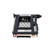 StarTech.com Alloggiamento disco rigido rimovibile SATA 2,5 per slot di espansione PC - 6,35 cm (2.5") - Nero - 158,37 g - 234 g - 0 - 55 °C