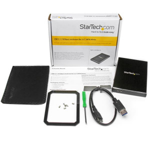 StarTech.com USB 3.1 (10 Gbps) Gen 2 External Hard Drive Enclosure for 2.5" SATA Drives