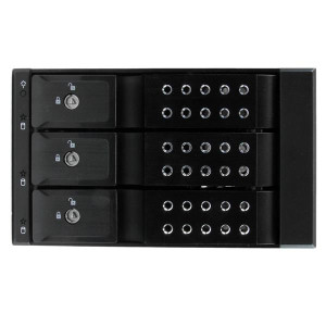 StarTech.com 3-fach 3,5 trägerloser SATA Festplatten Aluminium Wechselrahmen Backplane - 3 Bay 3,5 Zoll (8,9cm)