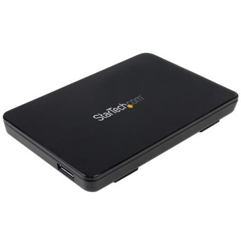 StarTech.com Box externo USB 3.1 ad 1 alloggiamento senza utensili (tool-less) da 2,5" SATA III - Enclosure HDD/SSD - 2.5" - SATA - 10 Gbit/s - Collegamento del dispositivo USB - Nero