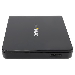 StarTech.com Box externo USB 3.1 ad 1 alloggiamento senza utensili (tool-less) da 2,5" SATA III - Enclosure HDD/SSD - 2.5" - SATA - 10 Gbit/s - Collegamento del dispositivo USB - Nero