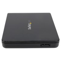 StarTech.com Box externo USB 3.1 ad 1 alloggiamento senza utensili (tool-less) da 2,5" SATA III - Enclosure HDD/SSD - 2.5" - SATA - 10 Gbit/s - Collegamento del dispositivo USB - Nero