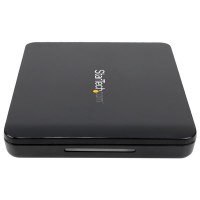 StarTech.com Box externo USB 3.1 ad 1 alloggiamento senza utensili (tool-less) da 2,5" SATA III - Enclosure HDD/SSD - 2.5" - SATA - 10 Gbit/s - Collegamento del dispositivo USB - Nero