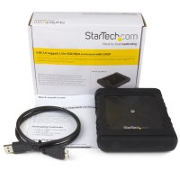 StarTech.com USB 3.0 auf 2,5 SATA 6Gbps / SSD Festplattengehäuse mit UASP - 2,5 Zoll (6,4cm)