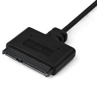 StarTech.com Cavo adattatore USB 3.1 a SATA da 10 Gbps per unità dischi rigidi da 2,5" - USB-C - USB 3.1 C - SATA (7+15 pin) - 0,5 m - Nero