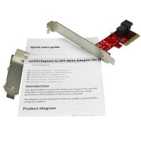 StarTech.com x4 PCI Express auf SFF-8643 Adapter für PCIe NVMe U.2 SSD - PCI Express 2,5 NVM Express SSD Adapter - Schnittstellenadapter - 2.5" (6.4 cm)