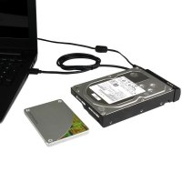 StarTech.com USB 3.1 (10Gbit/s) Adapter Kabel für 2,5" und 3,5" SATA SSD/HDD Laufwerke - Unterstützt SATA III - Speicher-Controller - 2.5", 3.5" (6.4 cm, 8.9 cm)