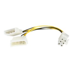 StarTech.com 12cm LP4 Molex auf 6pin PCI Express...