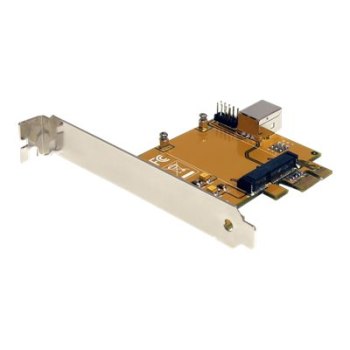 StarTech.com Scheda adattatore PCI Express a Mini PCI Express - PCIe - Mini PCIe - 0 - 55 °C - -20 - 85 °C - 5 - 95% - 14 mm