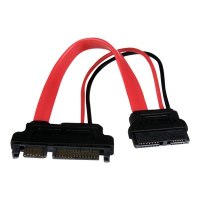 StarTech.com Slimline SATA auf SATA Adapter mit Strom Buchse/Stecker 15cm - SATA-Adapter - Serial ATA 150/300/600 - Slimline SATA (W)