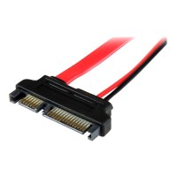 StarTech.com Slimline SATA auf SATA Adapter mit Strom Buchse/Stecker 15cm - SATA-Adapter - Serial ATA 150/300/600 - Slimline SATA (W)