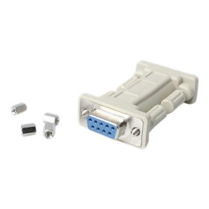 StarTech.com Adattatore null modem seriale DB9 RS-232 - F/F - DB-9 - DB-9 - Bianco