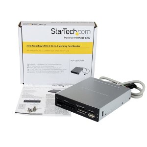 StarTech.com 3.5in Front Bay 22-in-1 USB 2.0 Internal Multi Media Memory Card Reader with Simultaneous Access