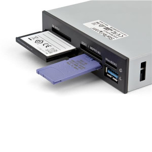 StarTech.com USB 3.0 interner Kartenleser mit UHS-II Unterstützung - SecureDigital/Micro SD/MemoryStick/CF Kartenlesegerät - Kartenleser - 8,9 cm (3,5 Zoll)