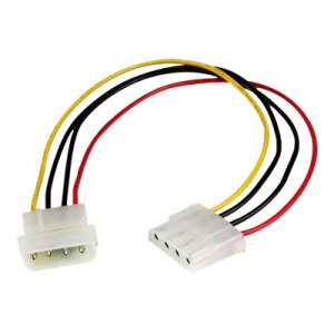 StarTech.com 30cm LP4 Molex Strom Verlängerung - 4...