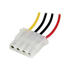 StarTech.com 30cm LP4 Molex Strom Verlängerung - 4...