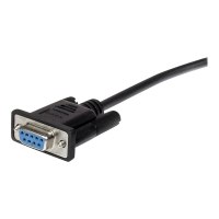 StarTech.com 3m Black Straight Through DB9 RS232 Serial Cable