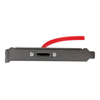 StarTech.com 45cm 1 Port SATA auf eSATA Slotblech Adapter - Buchse/Stecker - SATA-Blende, intern/extern - Serial ATA 150/300/600 - SATA (W)