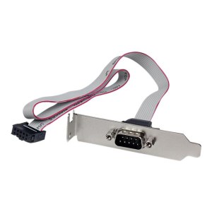 StarTech.com 1 Port 16in DB9 Serial Port BRacket to 10 Pin Header