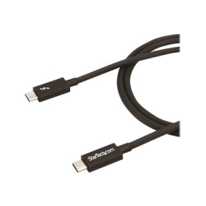StarTech.com 1m Thunderbolt 3 (20Gbit/s) USB-C Kabel - Thunderbolt, USB und DisplayPort kompatibel - Thunderbolt-Kabel - USB-C (M)