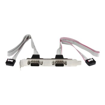 StarTech.com 2 Port 16in DB9 Serial Port BRacket to 10 Pin Header