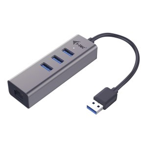 i-tec USB 3.0 Metal 3-Port Hub - 3 x SuperSpeed USB 3.0 +...