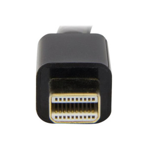 StarTech.com Mini DisplayPort auf HDMI Adapterkabel - Mini DP zu HDMI Adapter Kabel - 3m - Ultra HD 4K 30Hz - Schwarz - Videokabel - Mini DisplayPort (M)