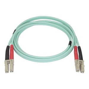 StarTech.com Aqua OM4 Duplex Multimode Fiber - 1m / 3 ft...