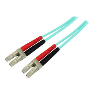 StarTech.com Aqua OM4 Duplex Multimode Fiber - 2m / 6 ft...