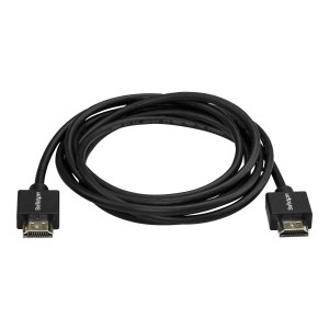 StarTech.com HDMM2MLP - 2 m - HDMI tipo A (Standard) - HDMI tipo A (Standard) - Compatibilità 3D - Audio Return Channel (ARC) - Nero