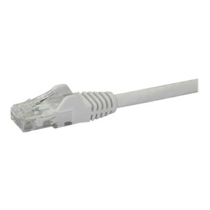 StarTech.com 10m CAT6 Ethernet Cable, 10 Gigabit Snagless RJ45 650MHz 100W PoE Patch Cord, CAT 6 10GbE UTP Network Cable w/Strain Relief, White, Fluke Tested/Wiring is UL Certified/TIA