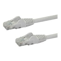 StarTech.com 10m CAT6 Ethernet Cable, 10 Gigabit Snagless RJ45 650MHz 100W PoE Patch Cord, CAT 6 10GbE UTP Network Cable w/Strain Relief, White, Fluke Tested/Wiring is UL Certified/TIA