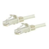 StarTech.com 0,5m Cat6 Snagless RJ45 Ethernet Netzwerkkabel - Weiß - 50cm Cat 6 UTP Kabel - Netzwerkkabel - RJ-45 (M)