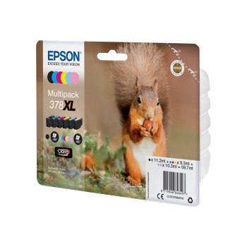 Epson 378XL Multipack - 6er-Pack - XL - Schwarz, Gelb, Cyan, Magenta, hellmagentafarben, hell Cyan