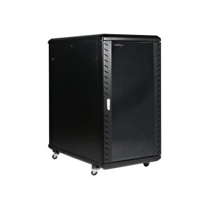 StarTech.com Zerlegbarer 22HE Serverschrank mit Rollen