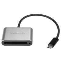 StarTech.com Lettore/Scrittore USB 3.0 per Schede CFast 2.0 - USB-C - CFast,CFast 2.0 - Nero - Argento - 6000 Mbit/s - Alluminio - Attività - Potenza - RoHS - CE - FCC - REACH