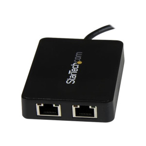 StarTech.com USB-C to Dual Gigabit Ethernet Adapter with...