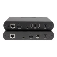 StarTech.com Extender console KVM HDMI via Cat 5e/Cat 6 USB con video non compresso 1080p - 100 m - Trasmettitore e ricevitore AV - Cablato - 100 m - 1920 x 1200 Pixel - Nero - Alluminio