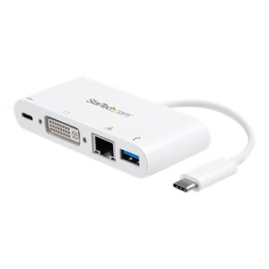 StarTech.com USB C Multiport Adapter, USB-C to DVI-D...