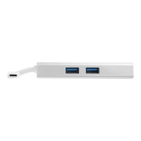 StarTech.com USB-C Multiport Adapter, USB-C Travel Docking Station with 4K HDMI, 60W Power Delivery Pass-Through, GbE, 2pt USB-A 3.0 Hub, Portable Mini USB Type-C Dock for Laptop, White