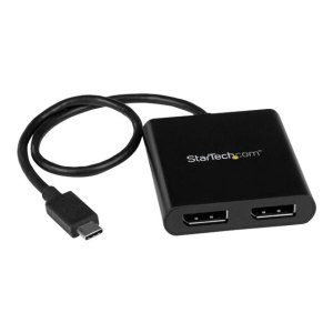 StarTech.com 2-Port Multi Monitor Adapter, USB-C to 2x...