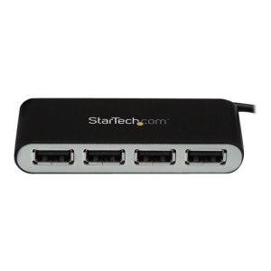 StarTech.com Mobiler 4-Port-USB 2.0-Hub mit integriertem...