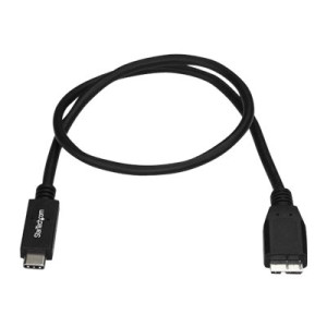 StarTech.com 1m USB 3.1 USB-C auf USB Micro B Kabel - USB 3.1 Typ C zu Micro-B Anschlusskabel - USB-Kabel - USB-C (M)